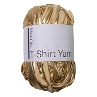 Amazon.co.jp: Tシャツヤーン40m メタリック毛糸 マクラメヤーン編み物